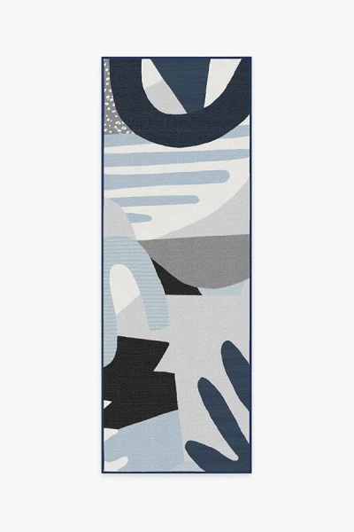 Ruggable Medley Blue & Grey Outdoor Rug