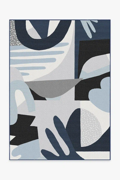Ruggable Medley Blue & Grey Outdoor Rug