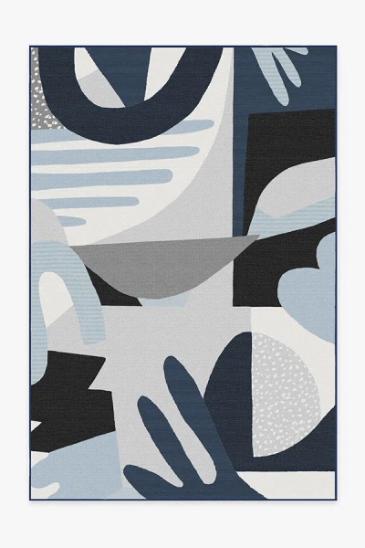 Ruggable Medley Blue & Grey Outdoor Rug