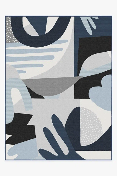 Ruggable Medley Blue & Grey Outdoor Rug