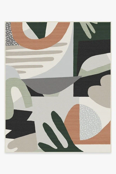 Ruggable Medley Desert Sage Outdoor Rug In Green