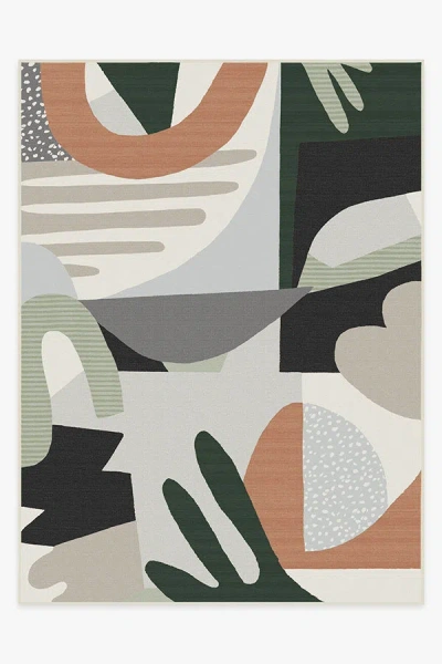 Ruggable Medley Desert Sage Outdoor Rug In Green