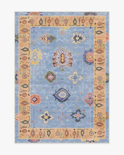 Ruggable Mehr Soft Blue & Yellow Outdoor Rug