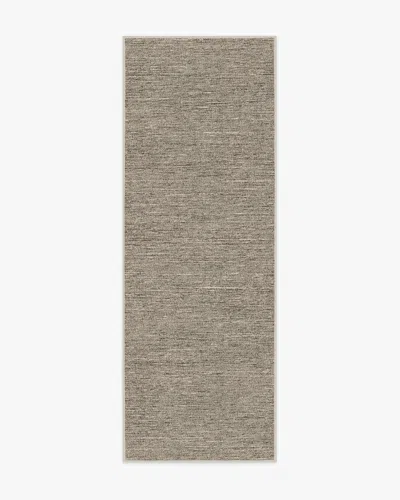 Ruggable Melange Solid Natural Stone Flatwoven Rug In Gray
