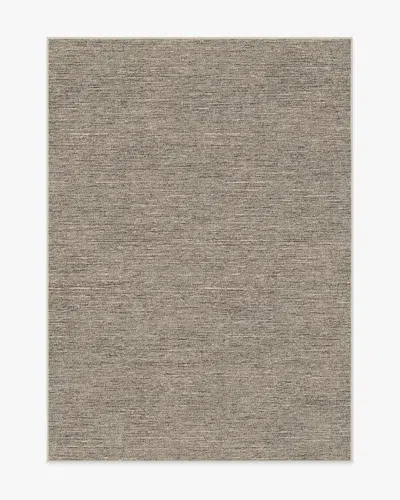Ruggable Melange Solid Natural Stone Flatwoven Rug In Brown