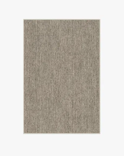 Ruggable Melange Solid Natural Stone Flatwoven Rug In Gray