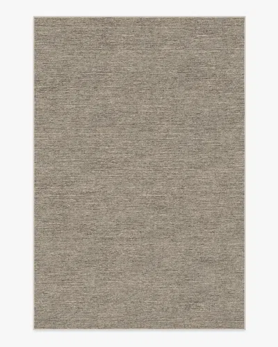 Ruggable Melange Solid Natural Stone Flatwoven Rug In Gray