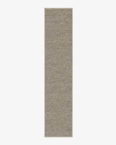 Ruggable Melange Solid Natural Stone Flatwoven Rug In Gray