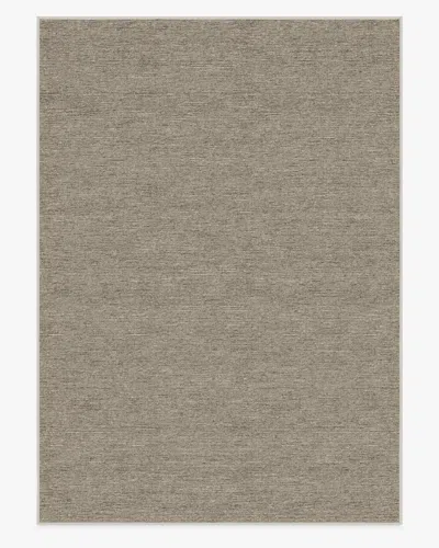 Ruggable Melange Solid Natural Stone Flatwoven Rug In Gray