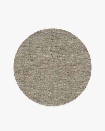 Ruggable Melange Solid Natural Stone Flatwoven Rug In Gray