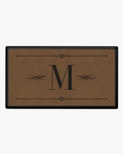 Ruggable Melody Monogram Large Doormat In Multi