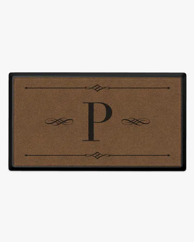 Ruggable Melody Monogram Large Doormat In Multi