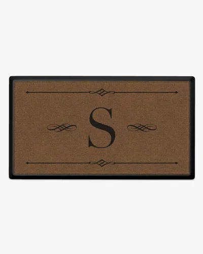 Ruggable Melody Monogram Large Doormat In Multi