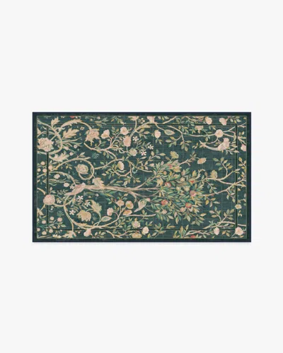Ruggable Melsetter Teal Green Flatwoven Rug By Morris & Co. In Multi