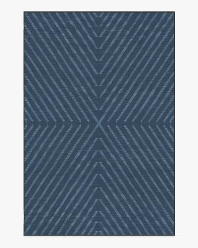 Ruggable Memphis Blue Flatwoven Rug By Jonathan Adler
