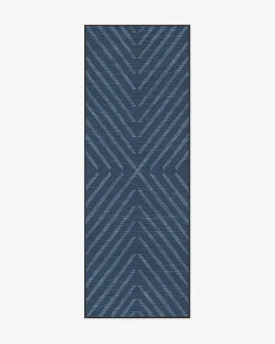Ruggable Memphis Blue Flatwoven Rug By Jonathan Adler