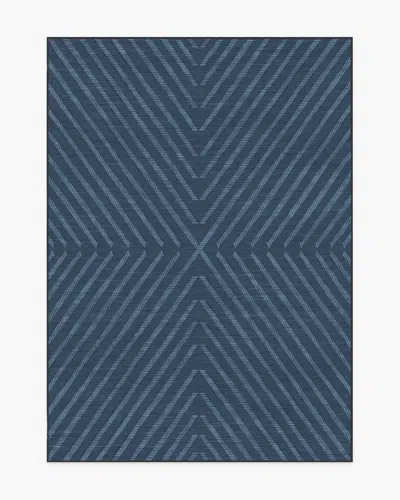 Ruggable Memphis Blue Flatwoven Rug By Jonathan Adler