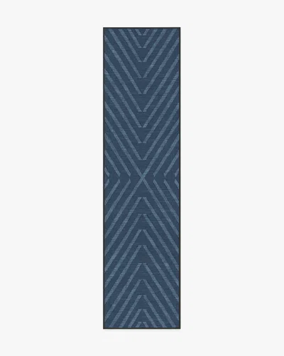 Ruggable Memphis Blue Flatwoven Rug By Jonathan Adler