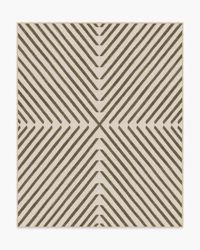 Ruggable Memphis Olive Flatwoven Rug By Jonathan Adler In Neutral