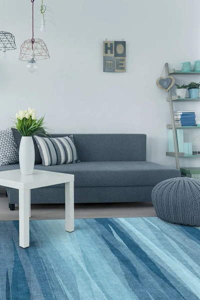 Ruggable Meridian Blue Flatwoven Rug