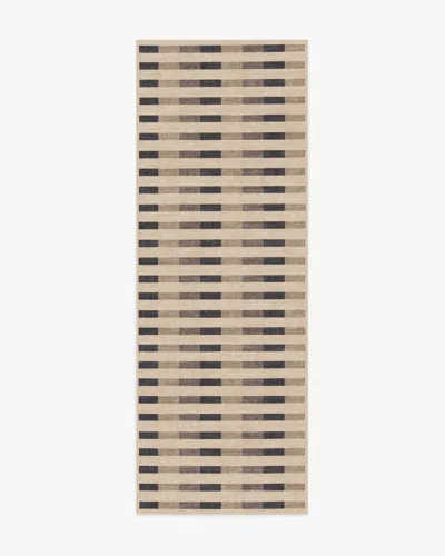 Ruggable Merritt Taupe & Charcoal Flatwoven Rug In Brown