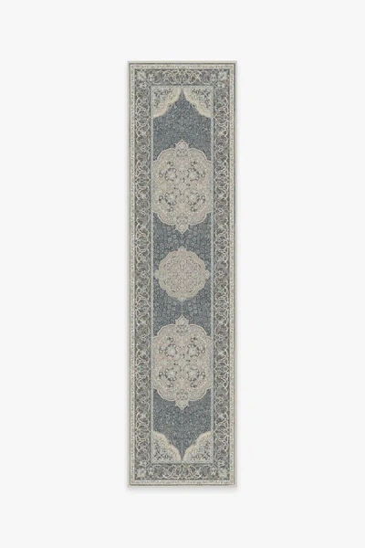Ruggable Mickey Persian Abalone Flatwoven Rug In Gray