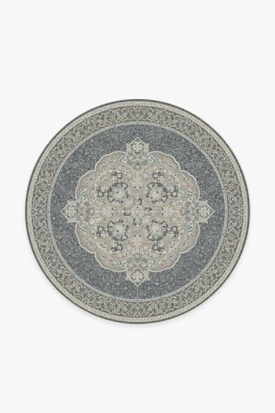 Ruggable Mickey Persian Abalone Flatwoven Rug In Gray