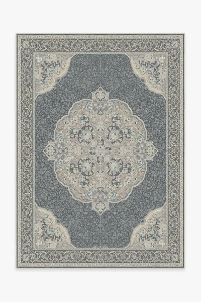 Ruggable Mickey Persian Abalone Flatwoven Rug In Gray