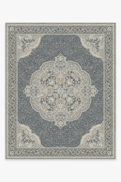 Ruggable Mickey Persian Abalone Flatwoven Rug In Gray
