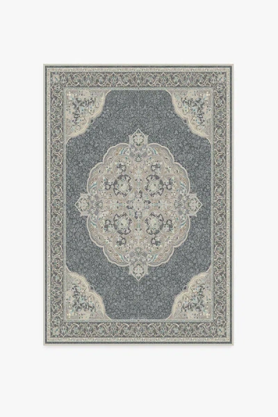 Ruggable Mickey Persian Abalone Flatwoven Rug In Gray