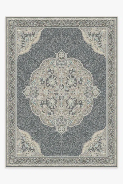 Ruggable Mickey Persian Abalone Flatwoven Rug In Gray