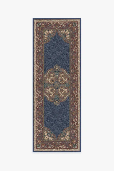 Ruggable Mickey Persian Sapphire Flatwoven Rug In Blue