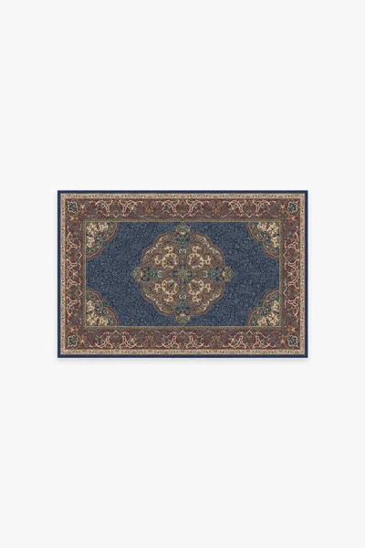 Ruggable Mickey Persian Sapphire Flatwoven Rug In Blue