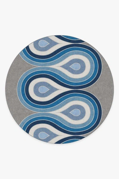 Ruggable Milano Blue Steel Flatwoven Rug By Jonathan Adler In Multi
