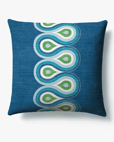 Ruggable Milano Blue Woven Throw Pillow By Jonathan Adler
