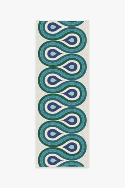 Ruggable Milano Peacock Flatwoven Rug By Jonathan Adler In Multi