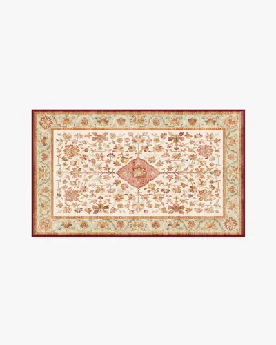 Ruggable Mina Warm Cream & Rust Flatwoven Rug In Brown