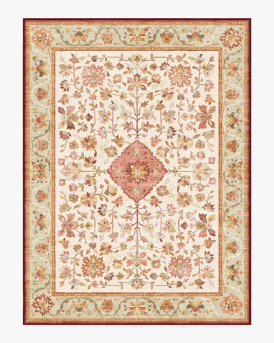 Ruggable Mina Warm Cream & Rust Flatwoven Rug