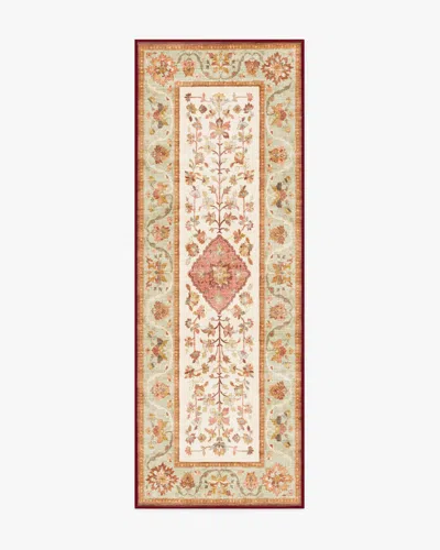 Ruggable Mina Warm Cream & Rust Flatwoven Rug In Multi