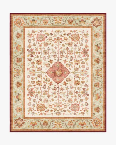 Ruggable Mina Warm Cream & Rust Flatwoven Rug