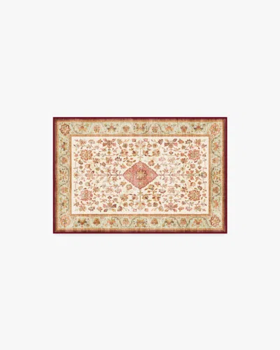 Ruggable Mina Warm Cream & Rust Flatwoven Rug In Brown