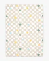 Ruggable Mini Me Check Multicolor Play Mat In Gray
