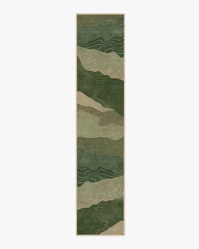 Ruggable Mirage Sage & Tan Flatwoven Rug In Green