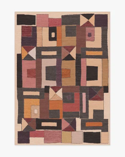 Ruggable Modra Warm Brown Flatwoven Rug By Jungalow