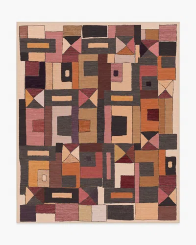 Ruggable Modra Warm Brown Flatwoven Rug By Jungalow
