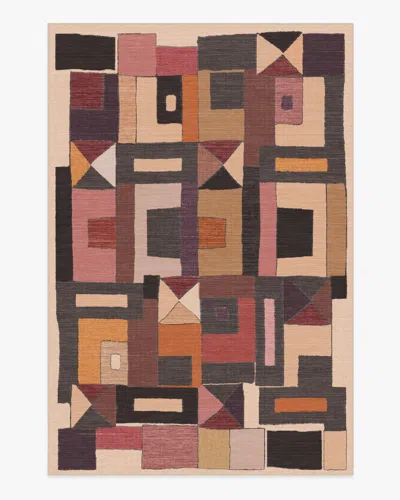Ruggable Modra Warm Brown Flatwoven Rug By Jungalow