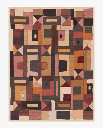 Ruggable Modra Warm Brown Flatwoven Rug By Jungalow