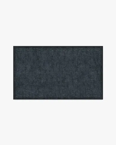Ruggable Montecito Indigo Flatwoven Rug By The Hiltons In Black