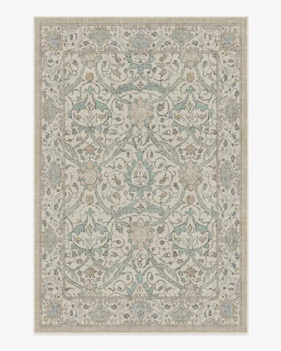 Ruggable Montreal Natural Jade Flatwoven Rug By Morris & Co. In White
