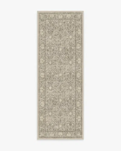 Ruggable Montreal Natural Stone Flatwoven Rug By Morris & Co. In Black